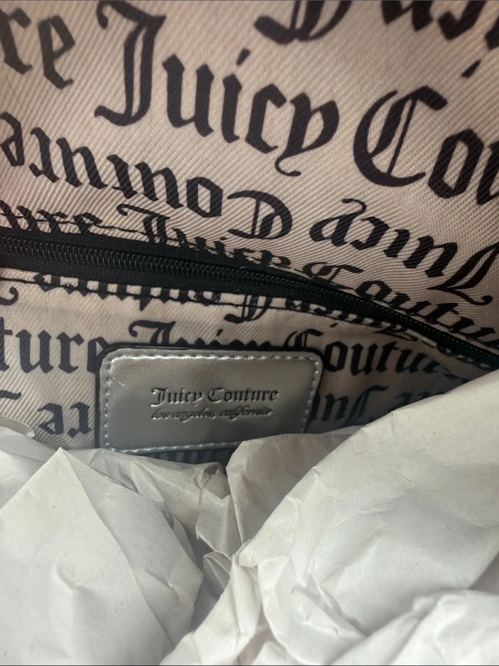 black velour Juicy Couture 
